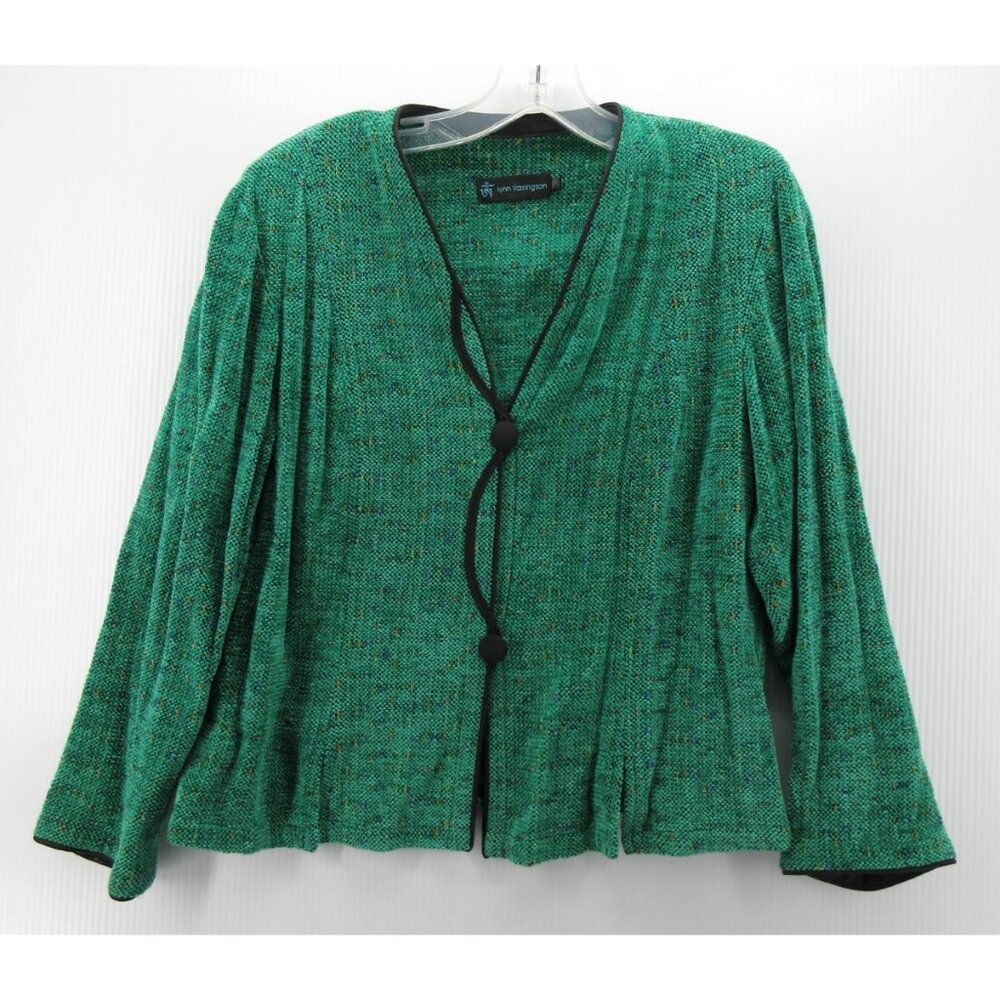 Lynn Yarrington Sweater Medium Cardigan Art To Wear Lagenlook *